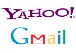 Yahoo dan Gmail, dua penyedia layanan email terbesar saat ini
